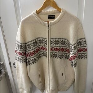 Vintage Geiger Tyrol Made in Austria Euro size 56/2XL 
Fair Isle Wool Sweater